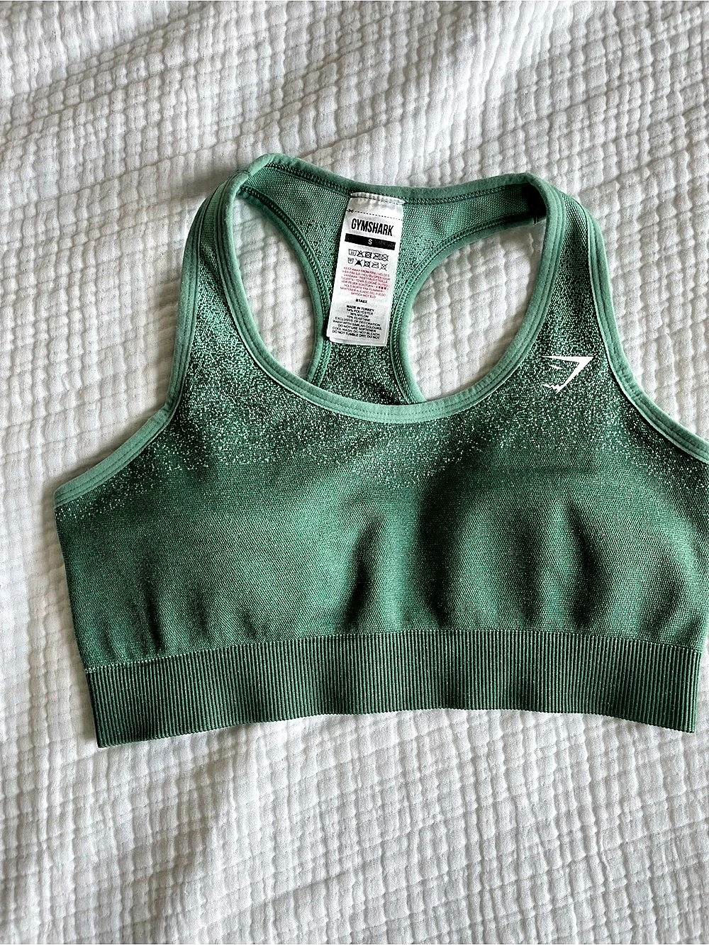 Women'Small Sports Bra in Green Size Small Like New
